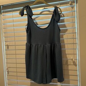 Urban Outfitters Dark Blue Textured Dress